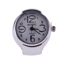 Load image into Gallery viewer, New Creative Fashion Lady Girl Steel Round Elastic Quartz Finger Ring Watch
