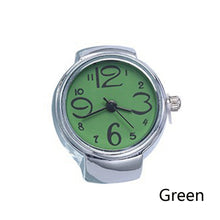 Load image into Gallery viewer, New Creative Fashion Lady Girl Steel Round Elastic Quartz Finger Ring Watch

