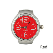 Load image into Gallery viewer, New Creative Fashion Lady Girl Steel Round Elastic Quartz Finger Ring Watch
