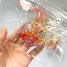Load image into Gallery viewer, Ice Cube Shaped Beaded Squishy Squeeze Ball Fidget Toy Hand Exercise Stress Relief Sensory Toy For Kids Adults
