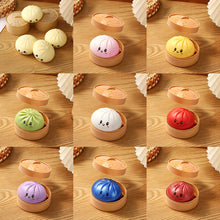Load image into Gallery viewer, Stress Relief Squeeze Fun Soft Gel Venting Bun With Steaming Basket Hand-Squeeze Soft Gel Squeezing Toy For Adults And Children
