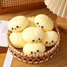 Load image into Gallery viewer, Stress Relief Squeeze Fun Soft Gel Venting Bun With Steaming Basket Hand-Squeeze Soft Gel Squeezing Toy For Adults And Children

