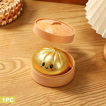 Load image into Gallery viewer, Stress Relief Squeeze Fun Soft Gel Venting Bun With Steaming Basket Hand-Squeeze Soft Gel Squeezing Toy For Adults And Children
