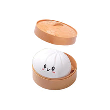 Load image into Gallery viewer, Stress Relief Squeeze Fun Soft Gel Venting Bun With Steaming Basket Hand-Squeeze Soft Gel Squeezing Toy For Adults And Children
