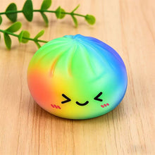 Load image into Gallery viewer, Stress Relief Squeeze Fun Soft Gel Venting Bun With Steaming Basket Hand-Squeeze Soft Gel Squeezing Toy For Adults And Children
