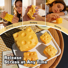 Load image into Gallery viewer, Soft 6/7/10cm Cheese Slow Rise Squishy Moldable Stress Relief Toy for Adults &amp; Kids Non-Stick Mochi Fidget Office Desk Anxiety Gadget
