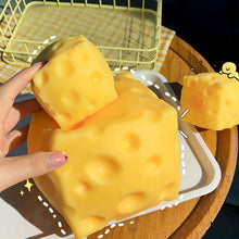 Load image into Gallery viewer, Soft 6/7/10cm Cheese Slow Rise Squishy Moldable Stress Relief Toy for Adults &amp; Kids Non-Stick Mochi Fidget Office Desk Anxiety Gadget
