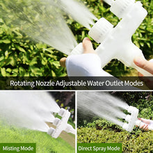 Load image into Gallery viewer, Garden Watering Nozzle Adjustable Spray Pattern Fine Mist Atomizing Sprinkler Head for Garden Farm Lawn Greenhouse Irrigation Hose Attachment
