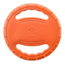 Load image into Gallery viewer, Floating Dog Flying Disc Toy Interactive Pet Flyer Throwing Disc for Outdoor Beach Pool Fetch Durable Easy Grip Steering Wheel Design for Medium Large Dogs
