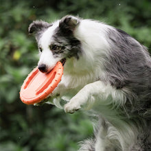 Load image into Gallery viewer, Floating Dog Flying Disc Toy Interactive Pet Flyer Throwing Disc for Outdoor Beach Pool Fetch Durable Easy Grip Steering Wheel Design for Medium Large Dogs
