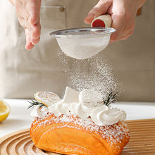 Load image into Gallery viewer, Dopamine Kitchen Baby Food Tool Stainless Steel Egg Yolk Separator Mesh Sieve Filter Spoon Complementary Food Utensils
