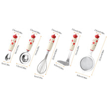 Load image into Gallery viewer, Dopamine Kitchen Baby Food Tool Stainless Steel Egg Yolk Separator Mesh Sieve Filter Spoon Complementary Food Utensils
