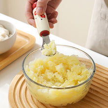 Load image into Gallery viewer, Dopamine Kitchen Baby Food Tool Stainless Steel Egg Yolk Separator Mesh Sieve Filter Spoon Complementary Food Utensils
