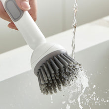 Load image into Gallery viewer, Adjustable Long Handle Dish Brush With Soap Dispenser Multifunctional Kitchen Cleaning Brush For Pot Pan Sink Dishwashing
