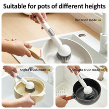 Load image into Gallery viewer, Adjustable Long Handle Dish Brush With Soap Dispenser Multifunctional Kitchen Cleaning Brush For Pot Pan Sink Dishwashing
