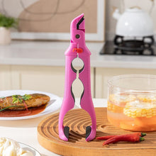 Load image into Gallery viewer, 3 In 1 Silicone Anti Scald Clip Non Slip Heat Resistant Plate Bowl Pot Lifter Kitchen Anti-hot Holder Accessories
