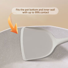 Load image into Gallery viewer, Food Grade Silicone Kitchenware High Temperature Resistant Non-stick Cooking Spatula Soup Spoon Colander with Anti-slip Handle
