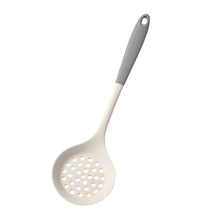 Load image into Gallery viewer, Food Grade Silicone Kitchenware High Temperature Resistant Non-stick Cooking Spatula Soup Spoon Colander with Anti-slip Handle
