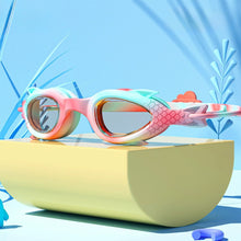 Load image into Gallery viewer, Cute Fish Pattern Kids Swimming Goggles Waterproof Anti Fog Silicone Swimming Glass For Boys Girls Swimming Sullpies
