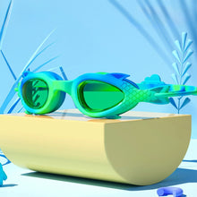 Load image into Gallery viewer, Cute Fish Pattern Kids Swimming Goggles Waterproof Anti Fog Silicone Swimming Glass For Boys Girls Swimming Sullpies
