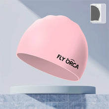 Load image into Gallery viewer, Silicone Waterproof Swimming Cap Solid Color Enlarged Swimming Cap Bathing Caps Beach Swimming Snorkeling Suits Supplies
