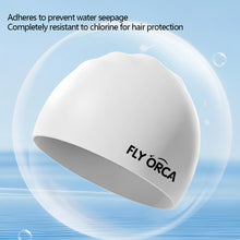 Load image into Gallery viewer, Silicone Waterproof Swimming Cap Solid Color Enlarged Swimming Cap Bathing Caps Beach Swimming Snorkeling Suits Supplies
