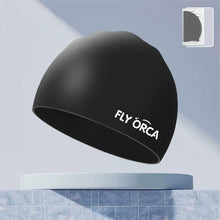 Load image into Gallery viewer, Silicone Waterproof Swimming Cap Solid Color Enlarged Swimming Cap Bathing Caps Beach Swimming Snorkeling Suits Supplies
