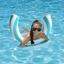 Load image into Gallery viewer, U Shaped Striped PVC Inflatable Swimming Ring Arch Pool Float For Summer Beach Water Party Supplies
