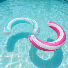 Load image into Gallery viewer, U Shaped Striped PVC Inflatable Swimming Ring Arch Pool Float For Summer Beach Water Party Supplies
