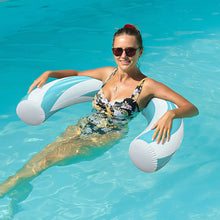 Load image into Gallery viewer, U Shaped Striped PVC Inflatable Swimming Ring Arch Pool Float For Summer Beach Water Party Supplies
