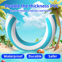 Load image into Gallery viewer, U Shaped Striped PVC Inflatable Swimming Ring Arch Pool Float For Summer Beach Water Party Supplies
