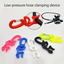 Load image into Gallery viewer, BCD Hose Holder Clip Diving Regulator Retainer Buckle Hook Quick-Release Buckle Pipe Clamp For Dive Snorkeling
