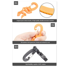 Load image into Gallery viewer, BCD Hose Holder Clip Diving Regulator Retainer Buckle Hook Quick-Release Buckle Pipe Clamp For Dive Snorkeling
