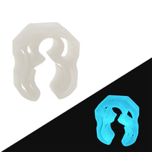 Load image into Gallery viewer, Luminous Quick Release Diving Pipe Clamp Hose Fixed Hook BCD Diving Accessories
