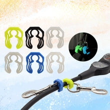 Load image into Gallery viewer, Luminous Quick Release Diving Pipe Clamp Hose Fixed Hook BCD Diving Accessories
