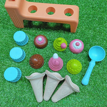 Load image into Gallery viewer, Wheat Straw Ice Cream Kids Beach Toy Set Eco Friendly Play Sand Tools Outdoor Kid Game Toy Gifts
