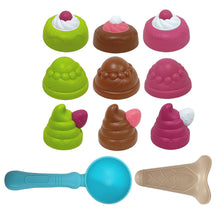 Load image into Gallery viewer, Wheat Straw Ice Cream Kids Beach Toy Set Eco Friendly Play Sand Tools Outdoor Kid Game Toy Gifts
