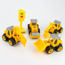 Load image into Gallery viewer, Construction Vehicle Cake Topper Excavator Crane Tractor Cake Decoration For Boys Birthday Baby Shower Party
