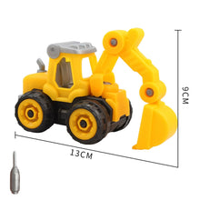 Load image into Gallery viewer, Construction Vehicle Cake Topper Excavator Crane Tractor Cake Decoration For Boys Birthday Baby Shower Party
