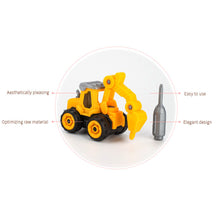 Load image into Gallery viewer, Construction Vehicle Cake Topper Excavator Crane Tractor Cake Decoration For Boys Birthday Baby Shower Party
