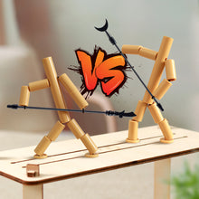 Load image into Gallery viewer, Bamboo Man Two Four Player Battle Toy Desktop Interactive Parent Child Educational Game Party Game
