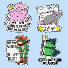 Load image into Gallery viewer, Animal Alloy Pin Humorous Quote Brooch Lapel Badge Fashion Clothing Jewelry Accessories Friend Gift
