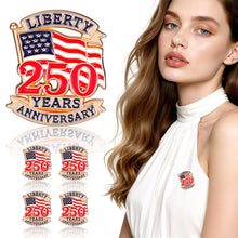 Load image into Gallery viewer, US 250th Anniversary Alloy Brooch Patriotic Commemorative Lapel Pin Clothing Accessories Jewelry Gift

