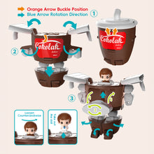 Load image into Gallery viewer, Creative Educational Deformation Robot Toy for Kids Food Simulation Hamburger Model Action Figure with Movable Parts for Boys &amp; Girls Gift
