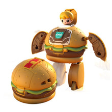 Load image into Gallery viewer, Creative Educational Deformation Robot Toy for Kids Food Simulation Hamburger Model Action Figure with Movable Parts for Boys &amp; Girls Gift
