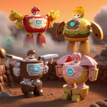 Load image into Gallery viewer, Creative Educational Deformation Robot Toy for Kids Food Simulation Hamburger Model Action Figure with Movable Parts for Boys &amp; Girls Gift
