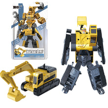 Load image into Gallery viewer, Alloy Transforming Robot Toy for Boys 2-in-1 Convertible Train Construction Vehicle Deformation Car Action Figure Diecast Gift Kids

