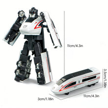 Load image into Gallery viewer, Alloy Transforming Robot Toy for Boys 2-in-1 Convertible Train Construction Vehicle Deformation Car Action Figure Diecast Gift Kids
