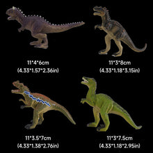 Load image into Gallery viewer, Simulation Dinosaur Action Figures Realistic Tyrannosaurus Rex Ankylosaurus Carnotaurus Model Kids Party Decor Toy Gifts
