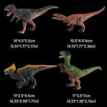 Load image into Gallery viewer, Simulation Dinosaur Action Figures Realistic Tyrannosaurus Rex Ankylosaurus Carnotaurus Model Kids Party Decor Toy Gifts
